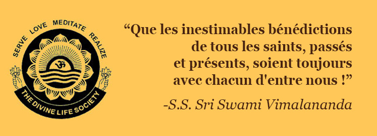 Message de S.S. Sri Swami Vimalananda Saraswati (21 novembre 2010)